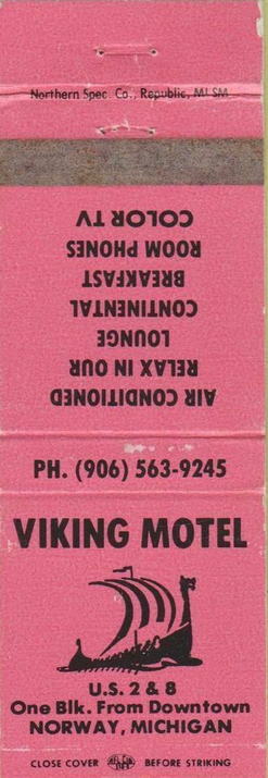 Viking Motel - Matchbook